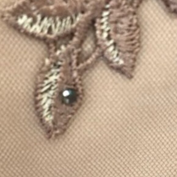 LA FEMME EMBRODERED EMBELLISED GOWN - Picture 11 of 14